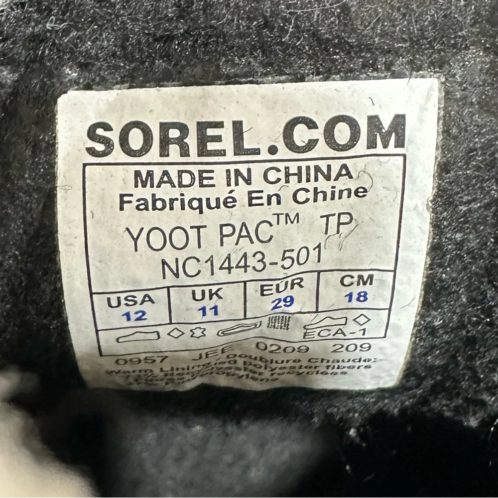 Sorel Yoot Pac Youth Lavender‎ Waterproof Faux Fur Lined Girl Boots. Size 12